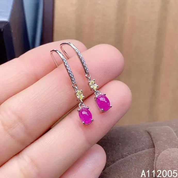 KJJEAXCMY Fine Jewelry 925 sterling silver inlaid natural gemstone ruby female Woman earrings Eardrop elegant support test
KJJEAXCMY Fine Jewelry 925 sterling silver inlaid natural gemstone ruby female Woman earrings Eardrop elegant support test