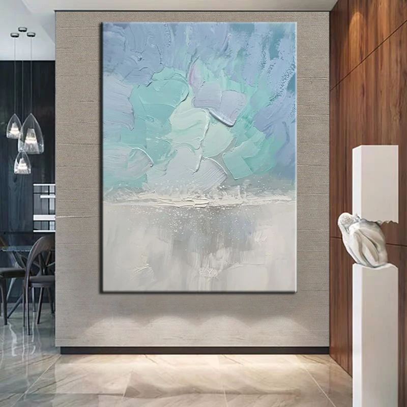 Hot sale Hand Painted Blue Simple Abstract Canvas Oil Painting Home Decoration Wall Pictures Beautiful Painting No Framed
Hot sale Hand Painted Blue Simple Abstract Canvas Oil Painting Home Decoration Wall Pictures Beautiful Painting No Framed