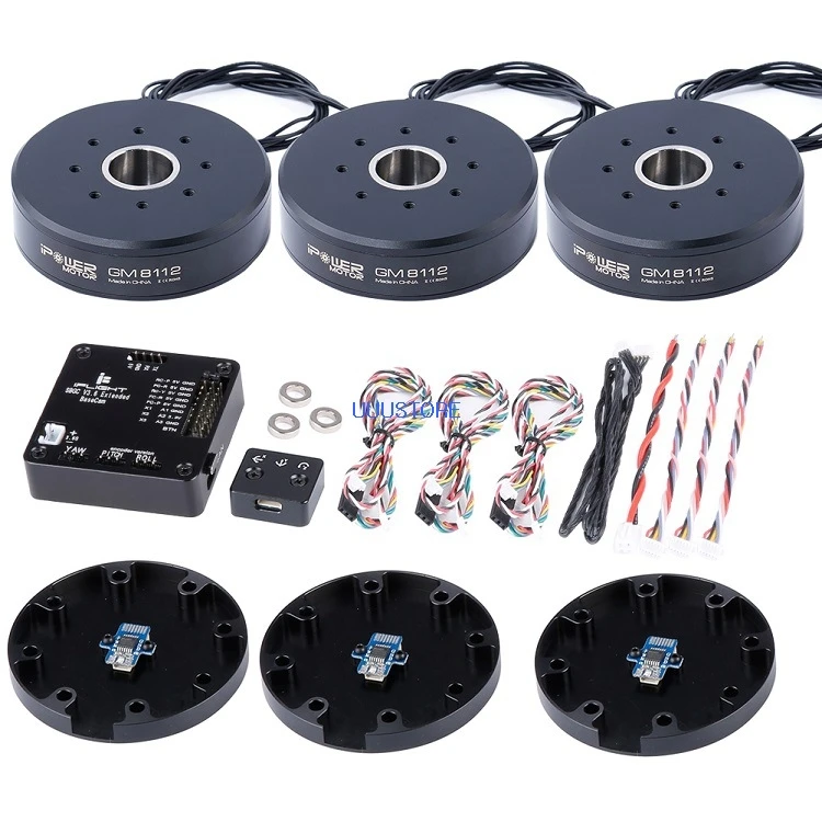 Iflight Ipower AlexMos 32 BIT Extended BGC with GM8112 Large torque Brushless Motor with Encoder System Combo Set For Gimbal
Iflight Ipower AlexMos 32 BIT Extended BGC with GM8112 Large torque Brushless Motor with Encoder System Combo Set For Gimbal