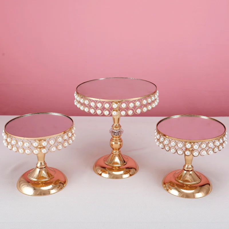 2-5pcs Gold Pearl Cake Stand Cupcake Stand Wedding Plates Set Metal Round Party Dessert Display Decor Tray
2-5pcs Gold Pearl Cake Stand Cupcake Stand Wedding Plates Set Metal Round Party Dessert Display Decor Tray