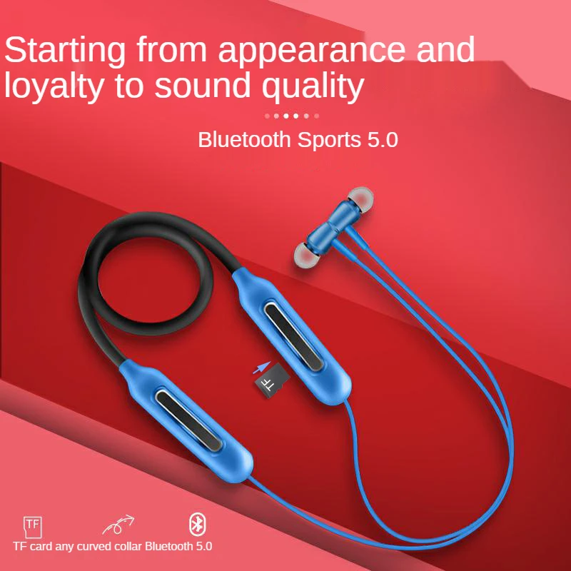 Спортивная Bluetooth-гарнитура с креплением на шею, магнитное крепление на шею, беспроводные двусторонние стереонаушники
Спортивная Bluetooth-гарнитура с креплением на шею, магнитное крепление на шею, беспроводные двусторонние стереонаушники