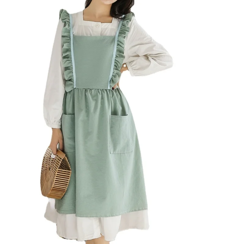 Apron Cotton Hemp Japan Style Dessert Studio Art Ceramic Coffee Baking Apron Pocket Kitchen Cooking Garden Apron Comfortable
Apron Cotton Hemp Japan Style Dessert Studio Art Ceramic Coffee Baking Apron Pocket Kitchen Cooking Garden Apron Comfortable
