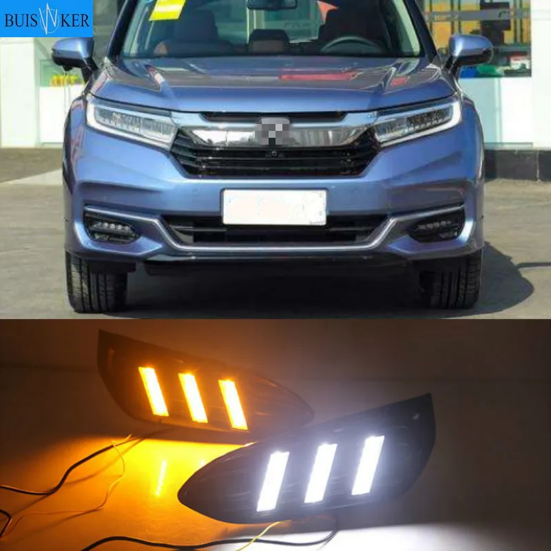 1 Set DRL Daytime Running Lights Daylight 12V ABS Fog Lamp Cover With Turn Yellow Signal Light For Honda AVANCIER 2020
1 Set DRL Daytime Running Lights Daylight 12V ABS Fog Lamp Cover With Turn Yellow Signal Light For Honda AVANCIER 2020
