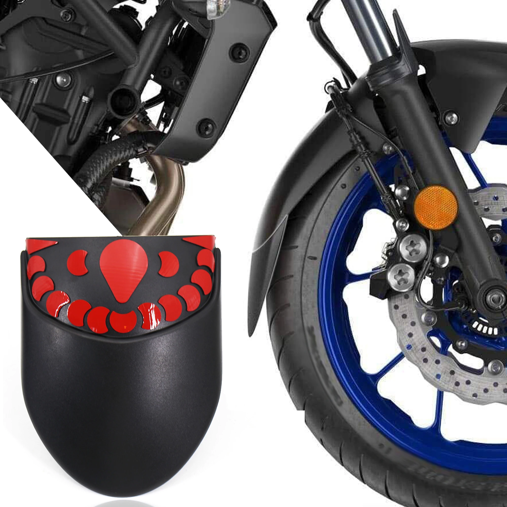 Переднее крыло мотоцикла, заднее удлинение, брызговик для Yamaha Tracer 700 2020 2021 для Yamaha MT07 MT-07 2018 2019-
Переднее крыло мотоцикла, заднее удлинение, брызговик для Yamaha Tracer 700 2020 2021 для Yamaha MT07 MT-07 2018 2019-