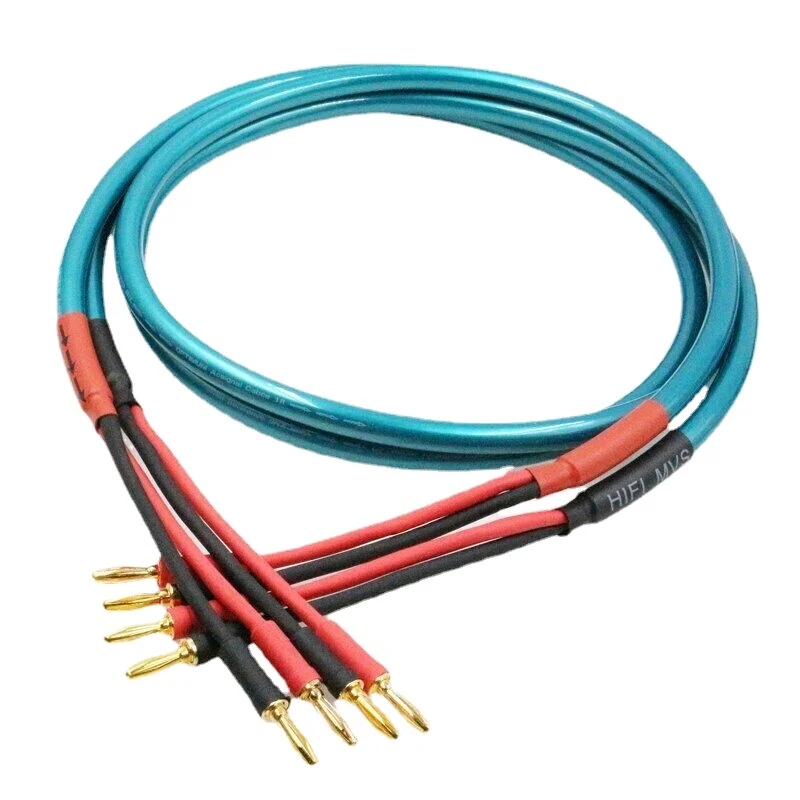 Pair Speaker Cable Ortofon 8NX OFC Copper Wire HiFi Audio Line with Spade / Banana Plug
Pair Speaker Cable Ortofon 8NX OFC Copper Wire HiFi Audio Line with Spade / Banana Plug