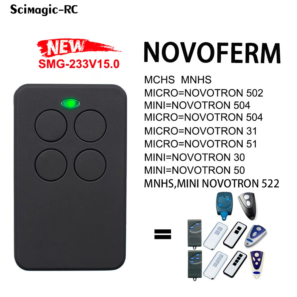 4 в 1, ворота с дистанционным управлением гаражом NOVOFERM NOVOTRON 502, MAX43-2 504, 433,92 МГц, Открыватель гаражных дверей 433
4 в 1, ворота с дистанционным управлением гаражом NOVOFERM NOVOTRON 502, MAX43-2 504, 433,92 МГц, Открыватель гаражных дверей 433