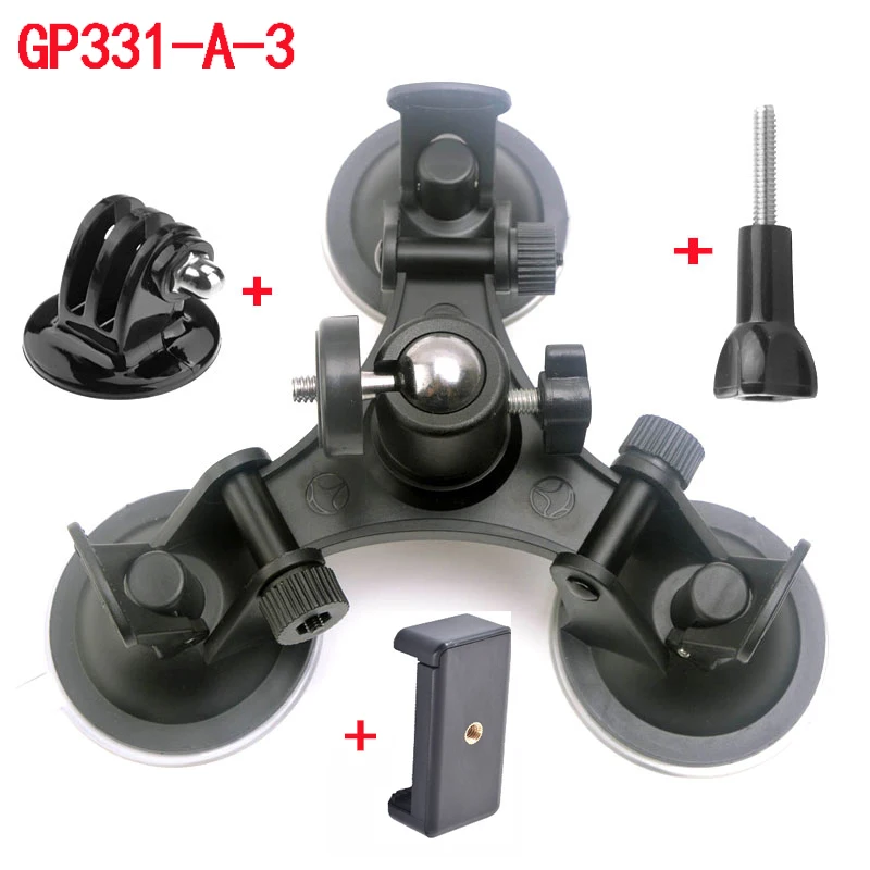 Gopro Accessories 3 Leg Car Suction Cup Holder Triangle +Mini Tripod Head Adapter for Go Pro 10 9 8 7 6 5 4 SJCAM Xiaomi Yi 4K
Gopro Accessories 3 Leg Car Suction Cup Holder Triangle +Mini Tripod Head Adapter for Go Pro 10 9 8 7 6 5 4 SJCAM Xiaomi Yi 4K