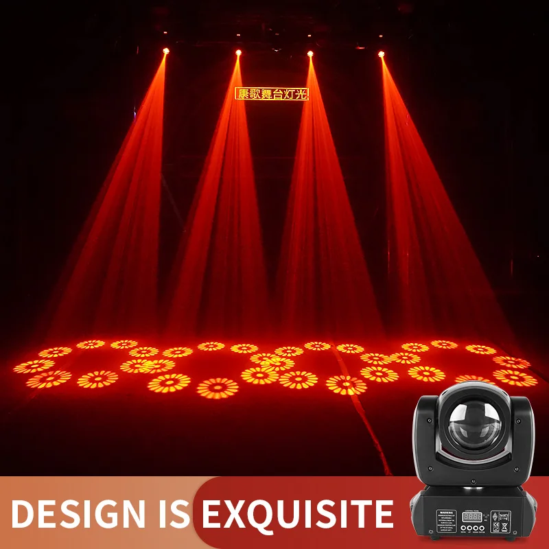 Сценический светильник с подвижной головкой, светодиодный светильник с подвижной головкой 100 Вт для DJ-вечеринки, свадебного освещения
Сценический светильник с подвижной головкой, светодиодный светильник с подвижной головкой 100 Вт для DJ-вечеринки, свадебного освещения