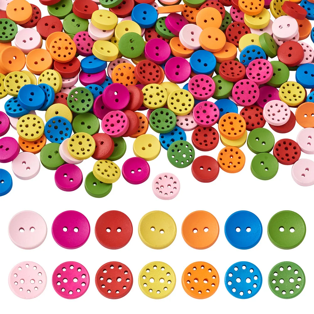 235pcs/Box 15mm Wooden Buttons 2-Hole Mixed Color Flat Round Wood Decorative Buttons For Sewing DIY Crafts Jewelry Making
235pcs/Box 15mm Wooden Buttons 2-Hole Mixed Color Flat Round Wood Decorative Buttons For Sewing DIY Crafts Jewelry Making
