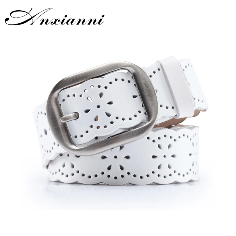 Anxianni Ladies belt leather belt leather fashion wild pants with hollow student national style width 3.5cm
Anxianni Ladies belt leather belt leather fashion wild pants with hollow student national style width 3.5cm