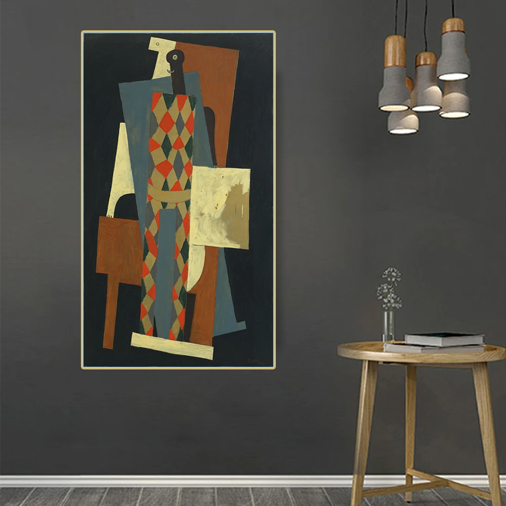 Citon Pablo Picasso《Harlequin,1915》Canvas Art Oil Painting Artwork Poster Picture Modern Wall Decor Home Living room Decoration
Citon Pablo Picasso《Harlequin,1915》Canvas Art Oil Painting Artwork Poster Picture Modern Wall Decor Home Living room Decoration