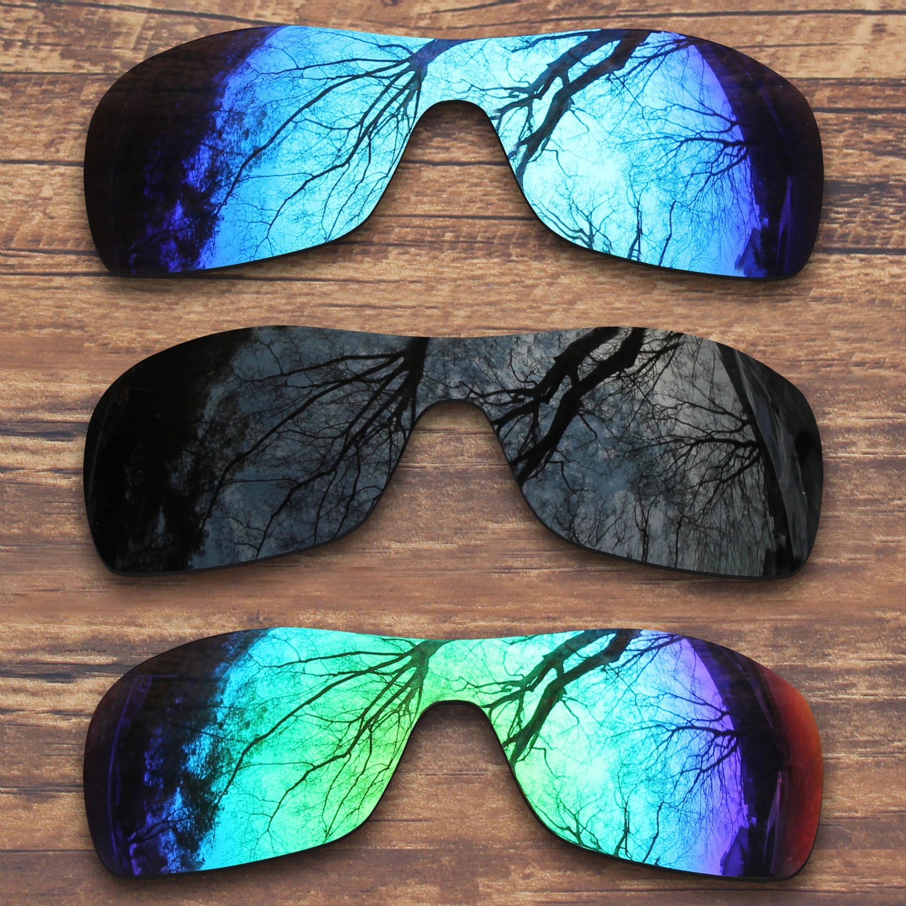 Millerswap 3 Pieces Black.Blue.Green Polarized Replacement Lenses for Oakley Antix Sunglasses
Millerswap 3 Pieces Black.Blue.Green Polarized Replacement Lenses for Oakley Antix Sunglasses