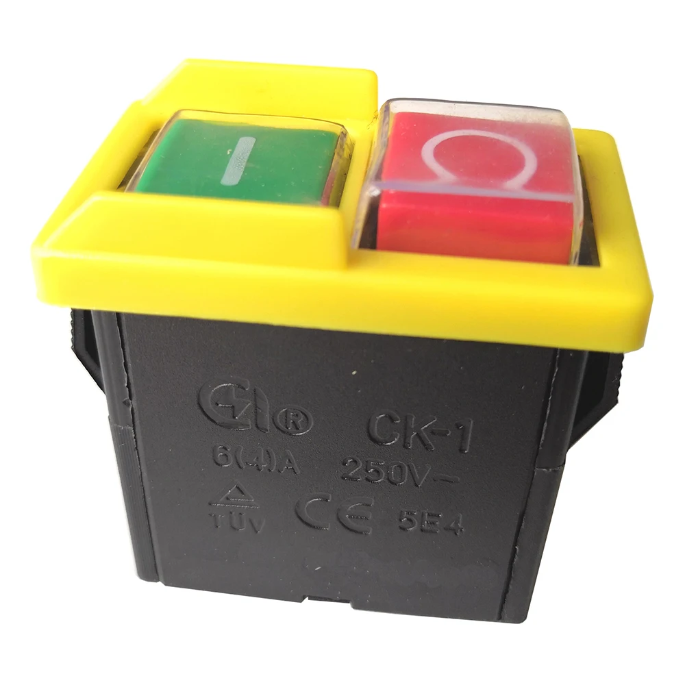 CK1 CK-1 Waterproof Electromagnetic Push Button Switches Pushbutton Switch for Grinding Wheel Machine On Off 125V 250V 6A
CK1 CK-1 Waterproof Electromagnetic Push Button Switches Pushbutton Switch for Grinding Wheel Machine On Off 125V 250V 6A