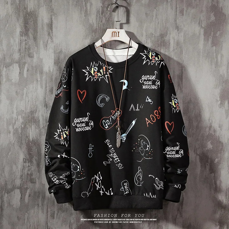 2020 New Fashion Print Hoodies Men Streetwear Hip Hop Black Gray White Mens Casual Hoodie Sweatshirts Autumn Pullovers
2020 New Fashion Print Hoodies Men Streetwear Hip Hop Black Gray White Mens Casual Hoodie Sweatshirts Autumn Pullovers