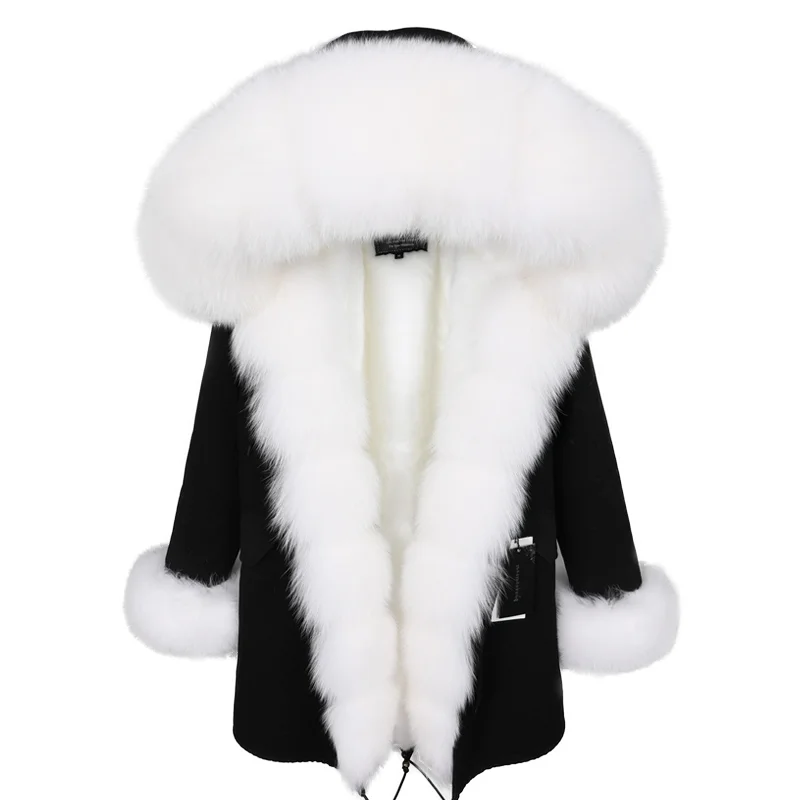 MaoMaoKong2020 new Fox fur collar Winter wild women park jacket Long women's coat clothes
MaoMaoKong2020 new Fox fur collar Winter wild women park jacket Long women's coat clothes