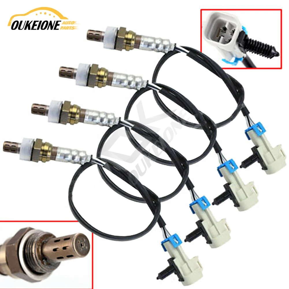 4pcs Oxygen Sensor for 2002 2003 2004 2005 GMC Sonoma 4.3L GMC Yukon 5.3L 4 Wires Upstream Downstream 234-4668 234-4650 234-4343
4pcs Oxygen Sensor for 2002 2003 2004 2005 GMC Sonoma 4.3L GMC Yukon 5.3L 4 Wires Upstream Downstream 234-4668 234-4650 234-4343