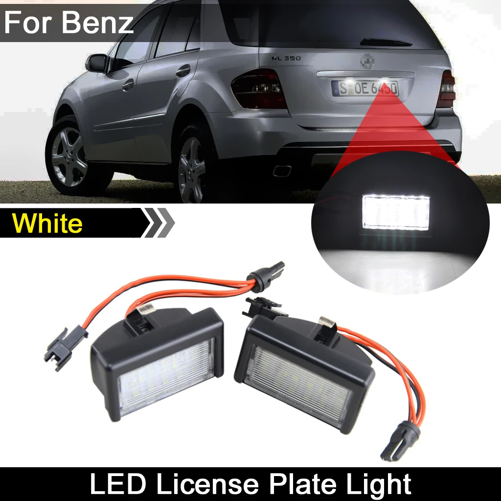 2 шт. для Mercedes Benz ML W164 X164 2004-2012 для Smart Roadster 452 2003-2006 светодиодный светильник номерного знака лампа номерного знака
2 шт. для Mercedes Benz ML W164 X164 2004-2012 для Smart Roadster 452 2003-2006 светодиодный светильник номерного знака лампа номерного знака