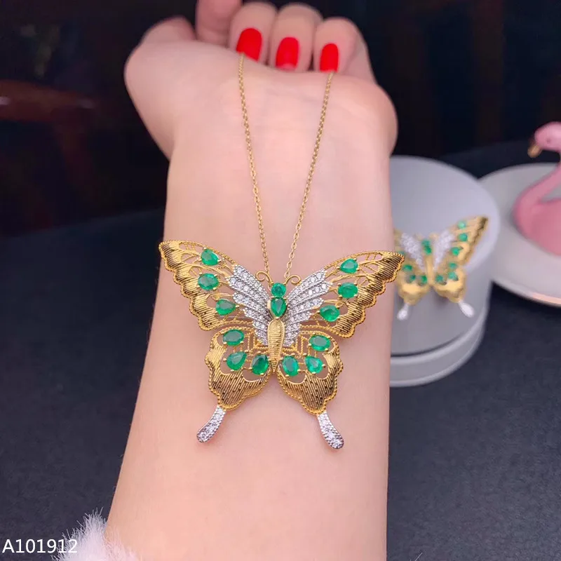KJJEAXCMY Boutique Jewelry 925 Sterling Silver Natural Emerald Girl Pendant Rose Gold Support Detection
KJJEAXCMY Boutique Jewelry 925 Sterling Silver Natural Emerald Girl Pendant Rose Gold Support Detection