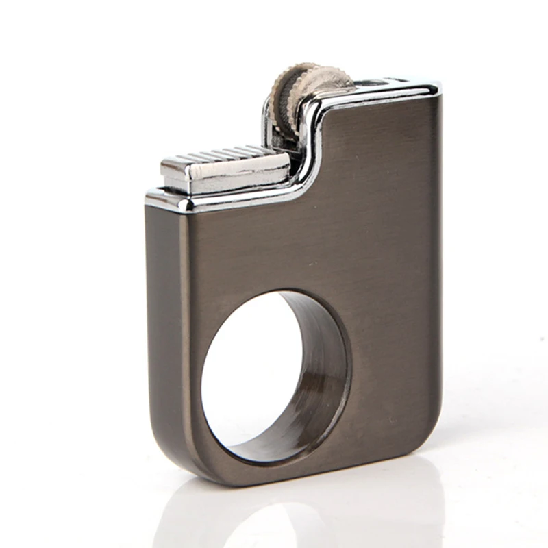 50pcs/lot Refillable Metal Lighter Finger Ring Grinding Wheel Smoking Accessory Gift Mini Creative Ring Shaped Lighter Butane
50pcs/lot Refillable Metal Lighter Finger Ring Grinding Wheel Smoking Accessory Gift Mini Creative Ring Shaped Lighter Butane