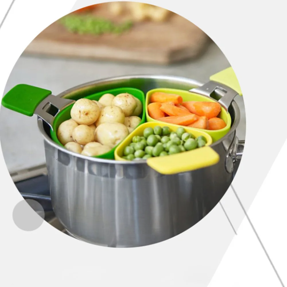 Dropshipping 3/Set Kitchen Steamer Basket Steamer Vegetable Instant Cooker Multifunctional Kitchen Accessories Cookware
Dropshipping 3/Set Kitchen Steamer Basket Steamer Vegetable Instant Cooker Multifunctional Kitchen Accessories Cookware