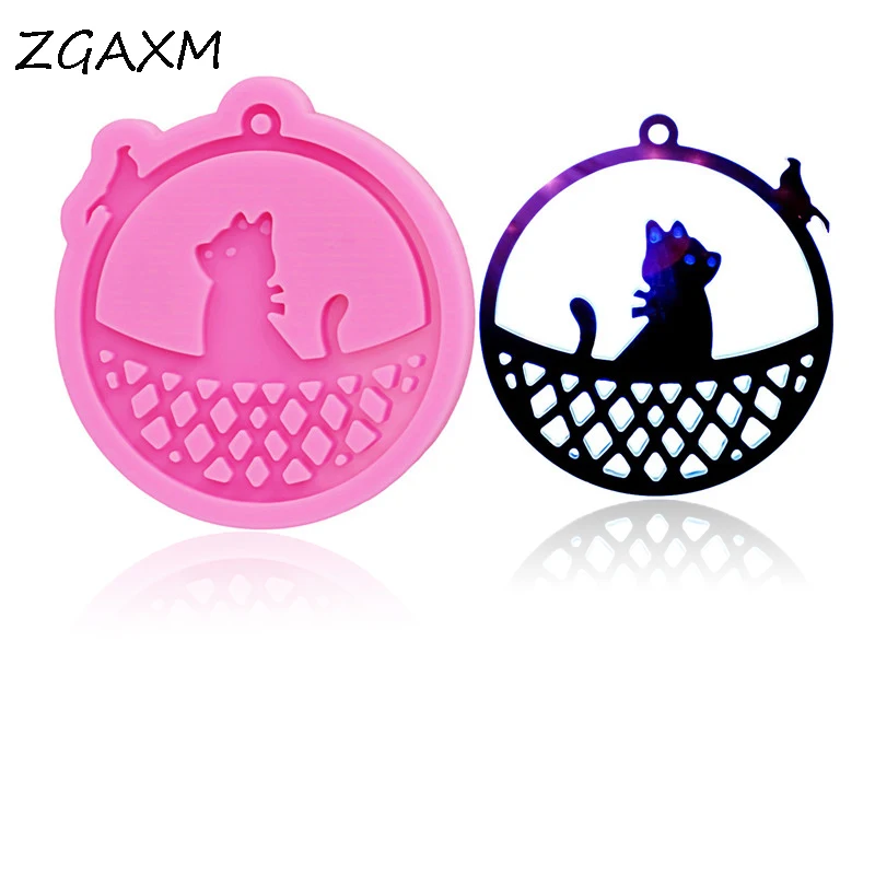 LM408 Shiny Cat epoxy resin silicone mold round hollow DIY handmade earring pendant jewelry silicone mold cake baking gadget
LM408 Shiny Cat epoxy resin silicone mold round hollow DIY handmade earring pendant jewelry silicone mold cake baking gadget