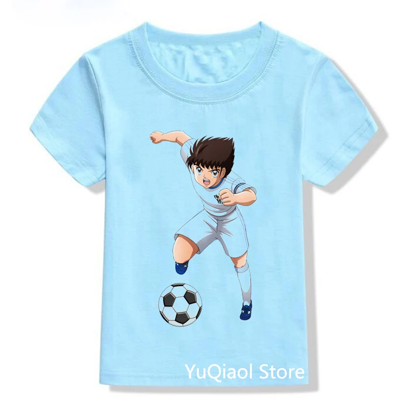 High Quality Boy Shirt Children Fashion Captain Tsubasa Tshirts Summer Top Kids Clothes Graphic Tee Blue T-Shirt From 3 To 13Y
High Quality Boy Shirt Children Fashion Captain Tsubasa Tshirts Summer Top Kids Clothes Graphic Tee Blue T-Shirt From 3 To 13Y