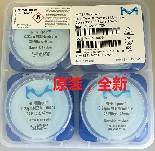 For Millipore Millipore GSWP04700 surface filter membrane mixed cellulose ester filter membrane 47mm 1PCS
For Millipore Millipore GSWP04700 surface filter membrane mixed cellulose ester filter membrane 47mm 1PCS