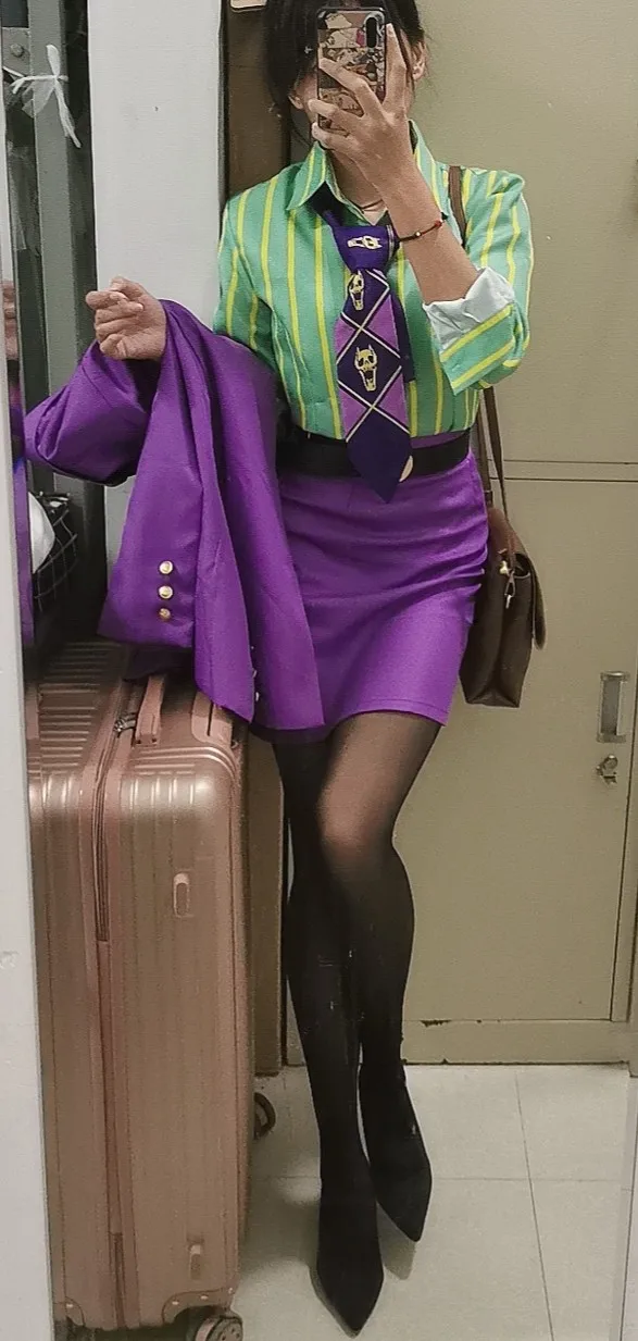 Kira Yoshikage purple styles female version Halloween Cosplay Costume for Halloween Christmas party men women costume
Kira Yoshikage purple styles female version Halloween Cosplay Costume for Halloween Christmas party men women costume