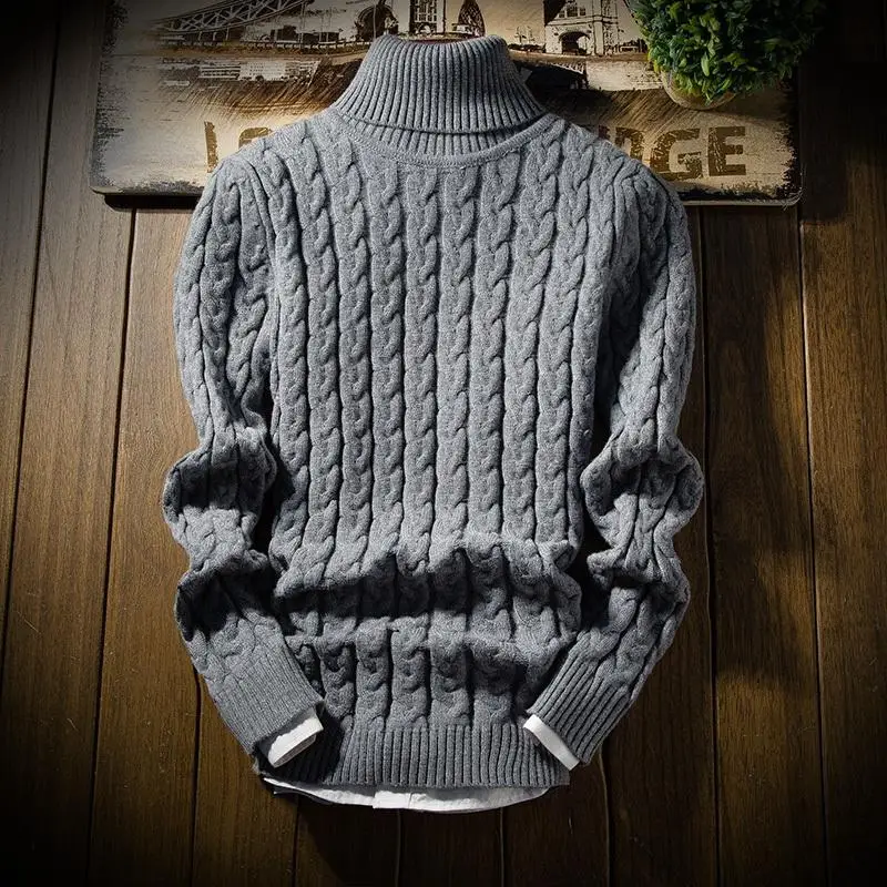 New Fashion Men 'S Turtleneck Sweater Thick Warm Male Winter Pullovers Man 'S Knitwear Slim Fit Brand Clothes
New Fashion Men 'S Turtleneck Sweater Thick Warm Male Winter Pullovers Man 'S Knitwear Slim Fit Brand Clothes