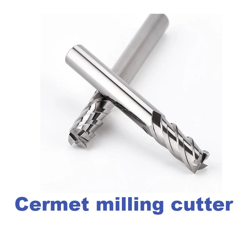 Cermet milling cutter 4F 65-degree hard wear-resisting CNC flat cutter mirror finishing cermet milling cutter
Cermet milling cutter 4F 65-degree hard wear-resisting CNC flat cutter mirror finishing cermet milling cutter