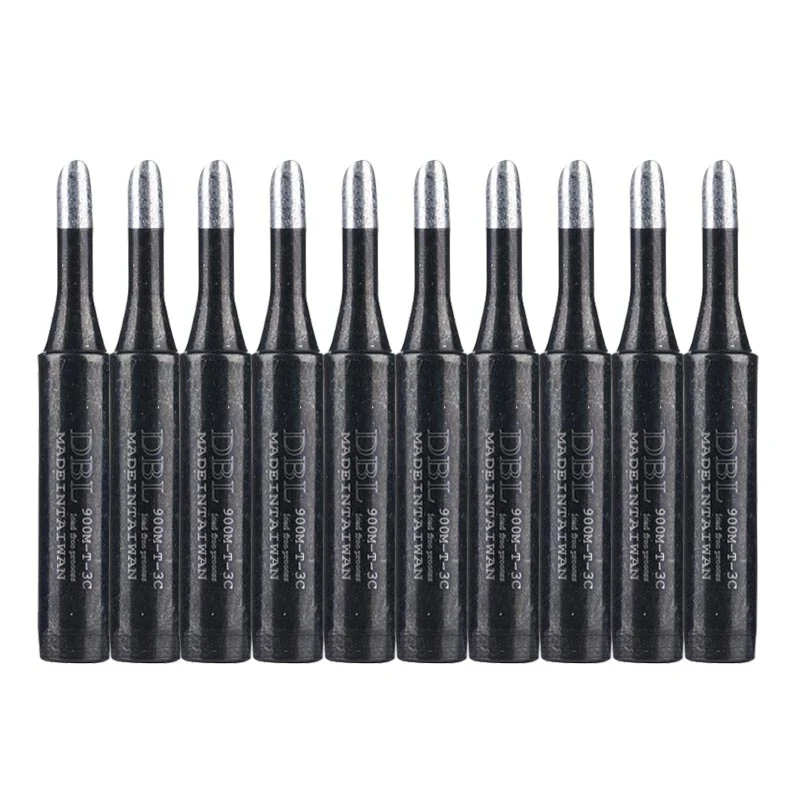 10pcs/lot Soldering Iron Tip 900M-T-3C Lead-free Solder Tips Welding Head BGA Soldering Tools
10pcs/lot Soldering Iron Tip 900M-T-3C Lead-free Solder Tips Welding Head BGA Soldering Tools