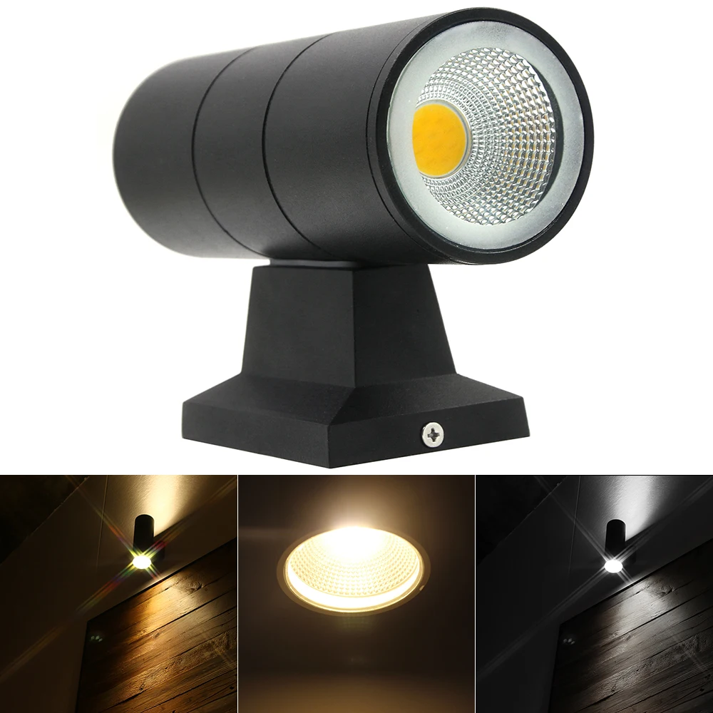 Home Decor Up Down Dual-Head Cylinder 10W COB LED Wall Light Indoor Outdoor Waterproof IP65 Wall Lamp Porch Lights AC 85-265V
Home Decor Up Down Dual-Head Cylinder 10W COB LED Wall Light Indoor Outdoor Waterproof IP65 Wall Lamp Porch Lights AC 85-265V
