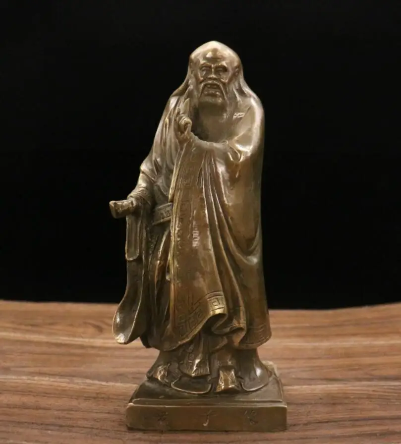 Archaize brass Taoist school founder Lao Tzu household decoration crafts statue
Archaize brass Taoist school founder Lao Tzu household decoration crafts statue