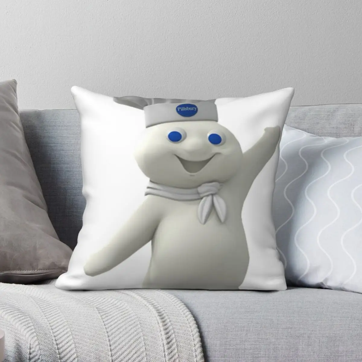 Pillsbury Doughboy Square Pillowcase Polyester Linen Velvet Printed Zip Decor Throw Pillow Case Bed Cushion Cover 18"
Pillsbury Doughboy Square Pillowcase Polyester Linen Velvet Printed Zip Decor Throw Pillow Case Bed Cushion Cover 18"
