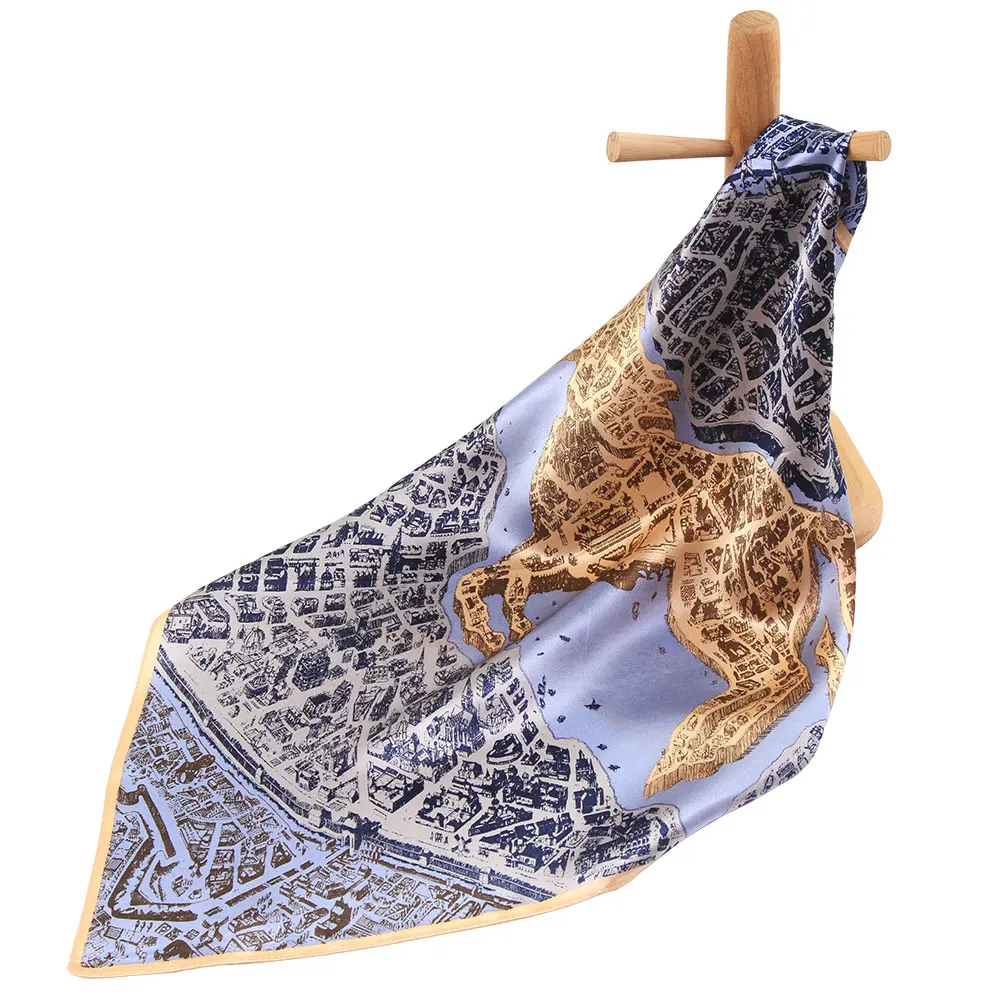 High-quality Pure Silk Scarf Women Bandana Female Hair Scarf Top Natural Silk Square Headband Map Head Scarf for Women Horse
High-quality Pure Silk Scarf Women Bandana Female Hair Scarf Top Natural Silk Square Headband Map Head Scarf for Women Horse