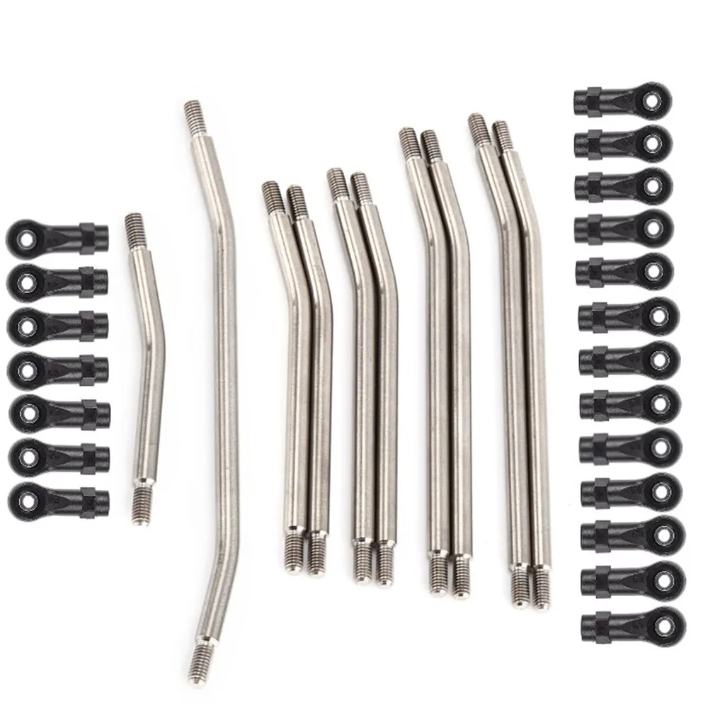 Metal 5mm Steering Rod Link Linkage Set for 1/10 SCX10 II 90046 RC Car Accessories
Metal 5mm Steering Rod Link Linkage Set for 1/10 SCX10 II 90046 RC Car Accessories