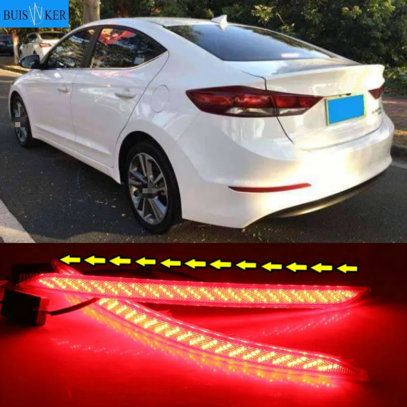2pcs For Hyundai Elantra 2016 2017 2018 2019 LED Rear Light Brake Lamp Taillight Back Fog Light Warning Light Reflector
2pcs For Hyundai Elantra 2016 2017 2018 2019 LED Rear Light Brake Lamp Taillight Back Fog Light Warning Light Reflector