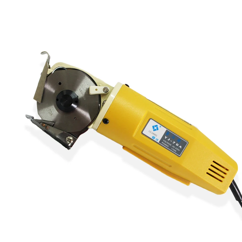 YJ-70A New Round Blade Electric Cloth Fabric Cutter Round Knife Cutting Machine Cutter 70mm 170W
YJ-70A New Round Blade Electric Cloth Fabric Cutter Round Knife Cutting Machine Cutter 70mm 170W