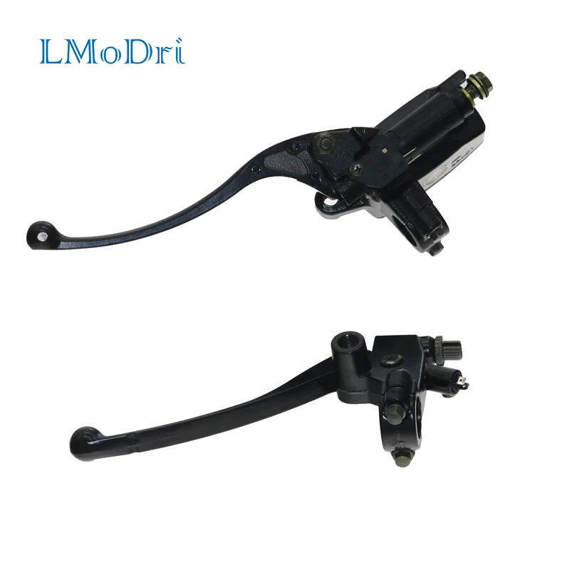 LMoDri 7/8" 22mm Front Motorcycle Hydraulic Brake Pump Master Cylinder Black Left Right Disc Brake Lever With Mirror Holder
LMoDri 7/8" 22mm Front Motorcycle Hydraulic Brake Pump Master Cylinder Black Left Right Disc Brake Lever With Mirror Holder