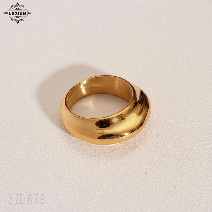LESIEM Hot Sale 18KGP Gold Filled women's rings for women Geometric ins Jewelry on the neck Girlfriend Birthday's Gift
LESIEM Hot Sale 18KGP Gold Filled women's rings for women Geometric ins Jewelry on the neck Girlfriend Birthday's Gift