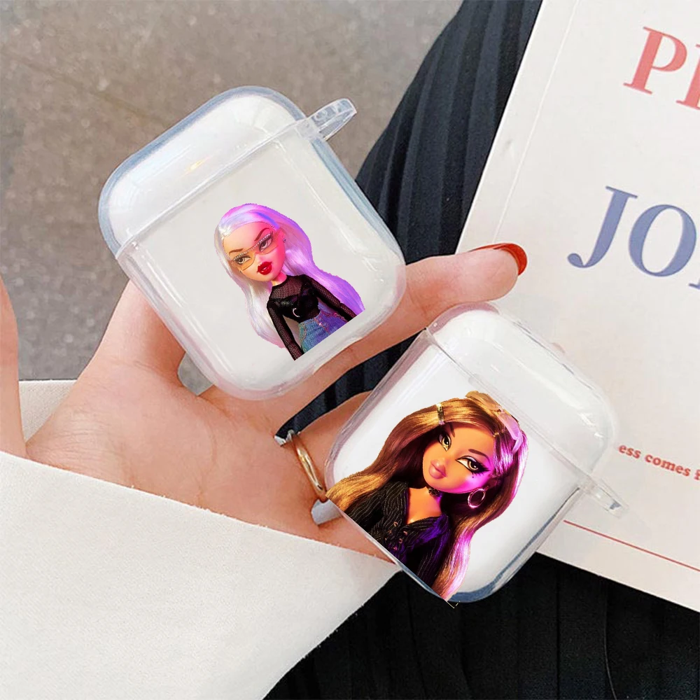 cute girl bratz doll fashion Transparent Earphone Case For iphone AirPods 1st or 2nd Gen Clear Soft Protective Headphone Cover
cute girl bratz doll fashion Transparent Earphone Case For iphone AirPods 1st or 2nd Gen Clear Soft Protective Headphone Cover
