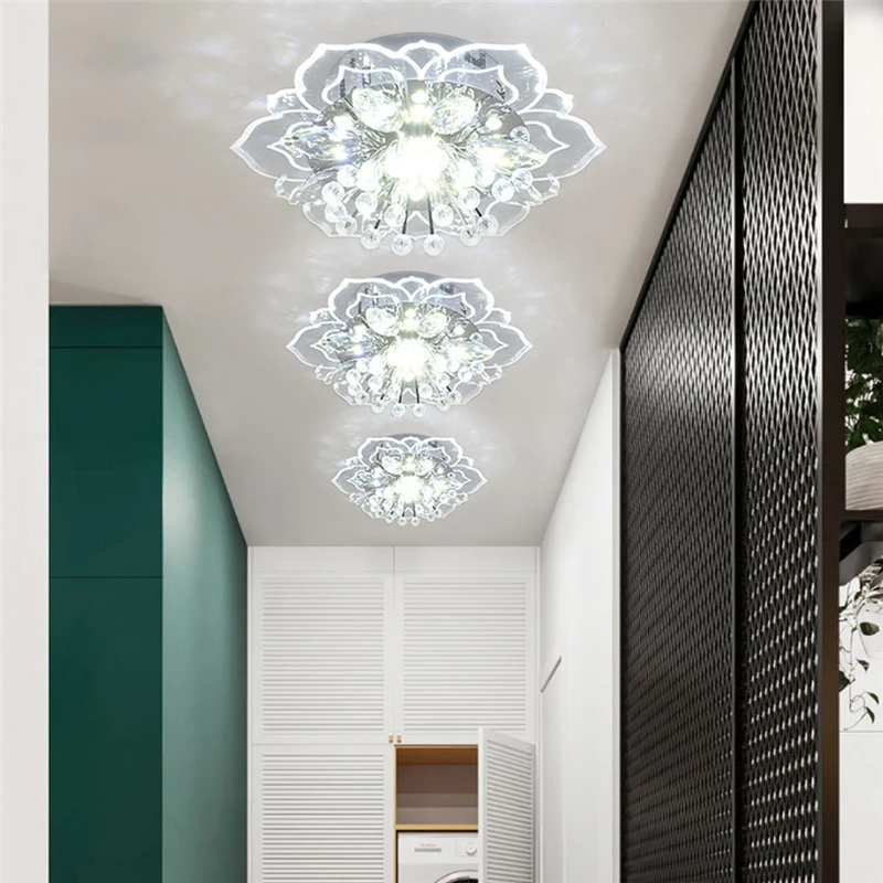 Modern Design Flower Shape Ceiling Lamp LED Crystal Ceiling Light for Bedroom Kitchen Hallway Living Room Lamp Corridors Light
Modern Design Flower Shape Ceiling Lamp LED Crystal Ceiling Light for Bedroom Kitchen Hallway Living Room Lamp Corridors Light