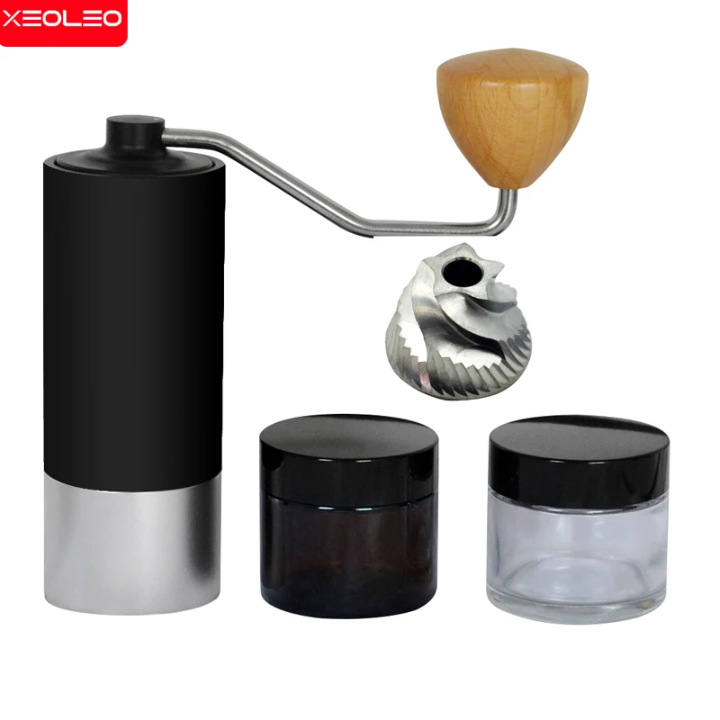 XEOLEO 28g Portable coffee grinder 38mm stainless steel 6 star burr Hand grinder for filter coffee espresso machine manual grind
XEOLEO 28g Portable coffee grinder 38mm stainless steel 6 star burr Hand grinder for filter coffee espresso machine manual grind