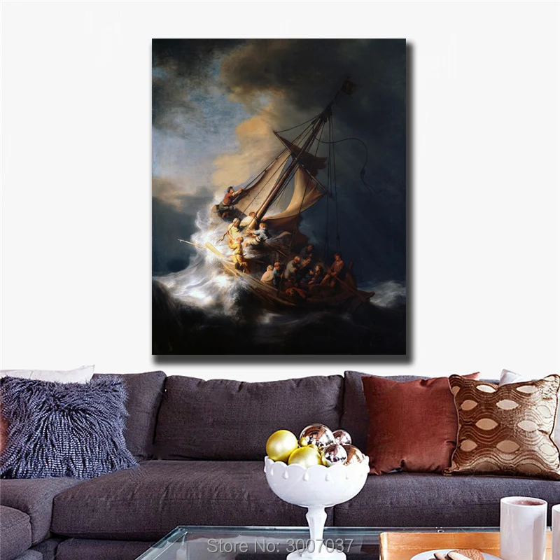Rembrandt Storm on the Sea of Galilee Giclee ручная роспись маслом на холсте настенный Декор для дома 16 ''x 20''
Rembrandt Storm on the Sea of Galilee Giclee ручная роспись маслом на холсте настенный Декор для дома 16 ''x 20''