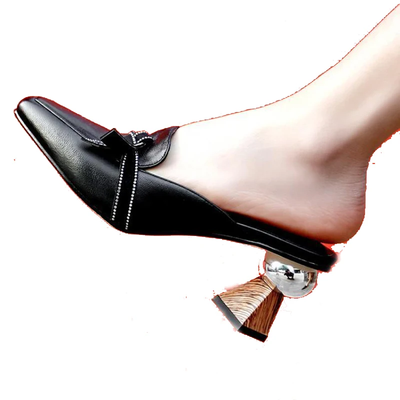 2020 New Arrivals Strange Style Slipper Square Toe Butterfly Knot Genuine Leather Slip On Shoes Summer Spring Ladies Casual
2020 New Arrivals Strange Style Slipper Square Toe Butterfly Knot Genuine Leather Slip On Shoes Summer Spring Ladies Casual