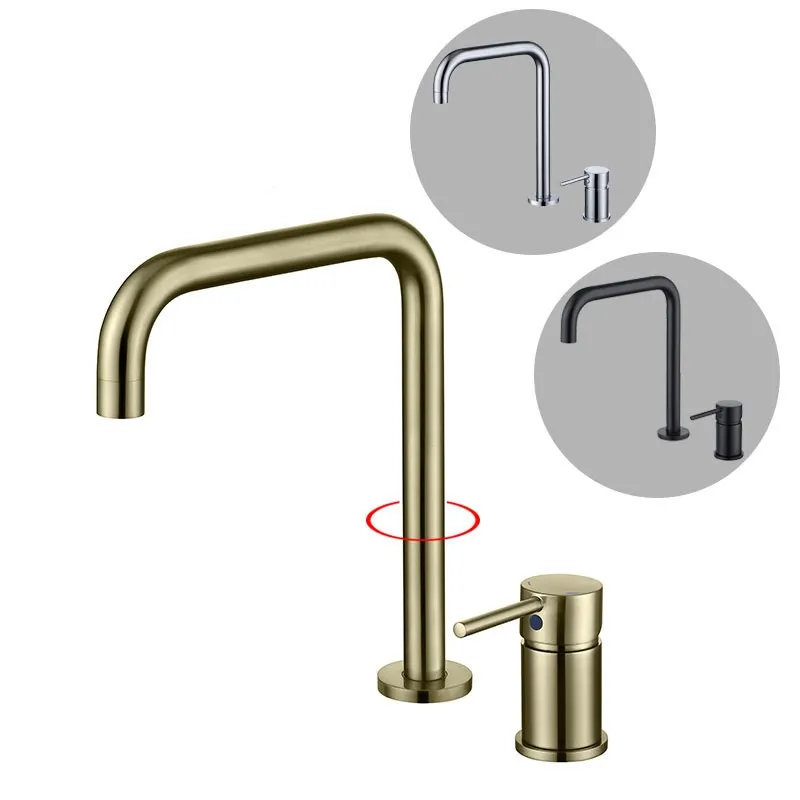 High quality Brushed gold black chrome brass bathroom sink faucet one handle two holes basin mixer tap faucet
High quality Brushed gold black chrome brass bathroom sink faucet one handle two holes basin mixer tap faucet