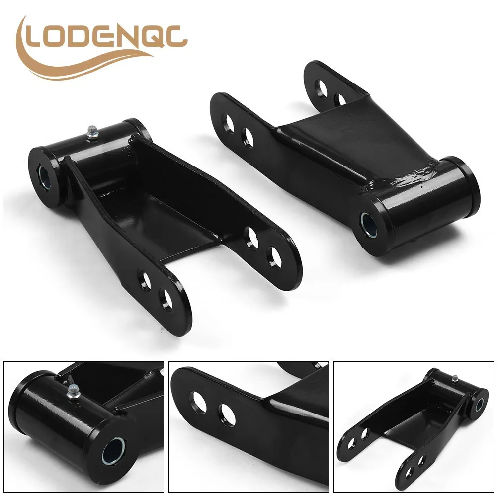 Rear Drop Shackles Pair 1" or 2" Adjustable Lowering Level Kit For Chevy Silverado For GMC Sierra 1999-2007 For Ford F150 97-03
Rear Drop Shackles Pair 1" or 2" Adjustable Lowering Level Kit For Chevy Silverado For GMC Sierra 1999-2007 For Ford F150 97-03