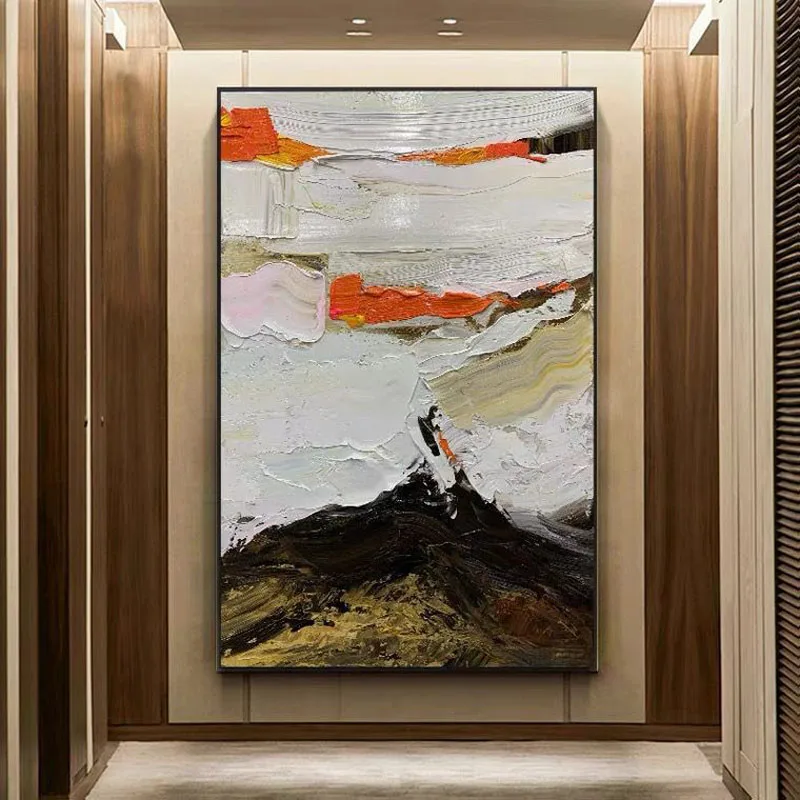 Handmade Abstract Oil Painting Wall Art Mountain Landscape Picture Modern On Canvas Decorative For Living Room No Frame
Handmade Abstract Oil Painting Wall Art Mountain Landscape Picture Modern On Canvas Decorative For Living Room No Frame