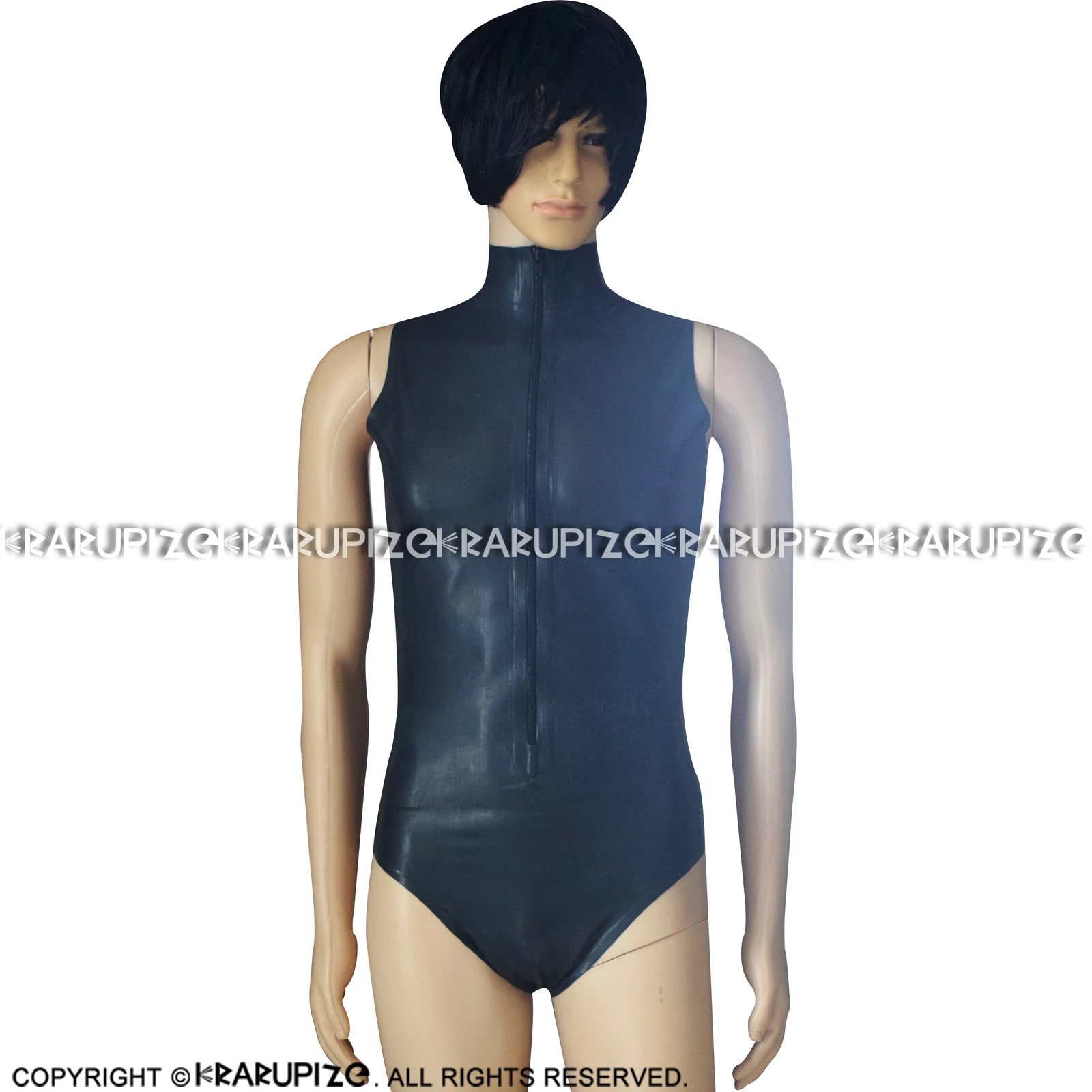 Black Sexy Latex Swimsuit With Front Zip Rubber Catsuit Bodysuit Overall Zentai Body Suit LTY-0085
Black Sexy Latex Swimsuit With Front Zip Rubber Catsuit Bodysuit Overall Zentai Body Suit LTY-0085