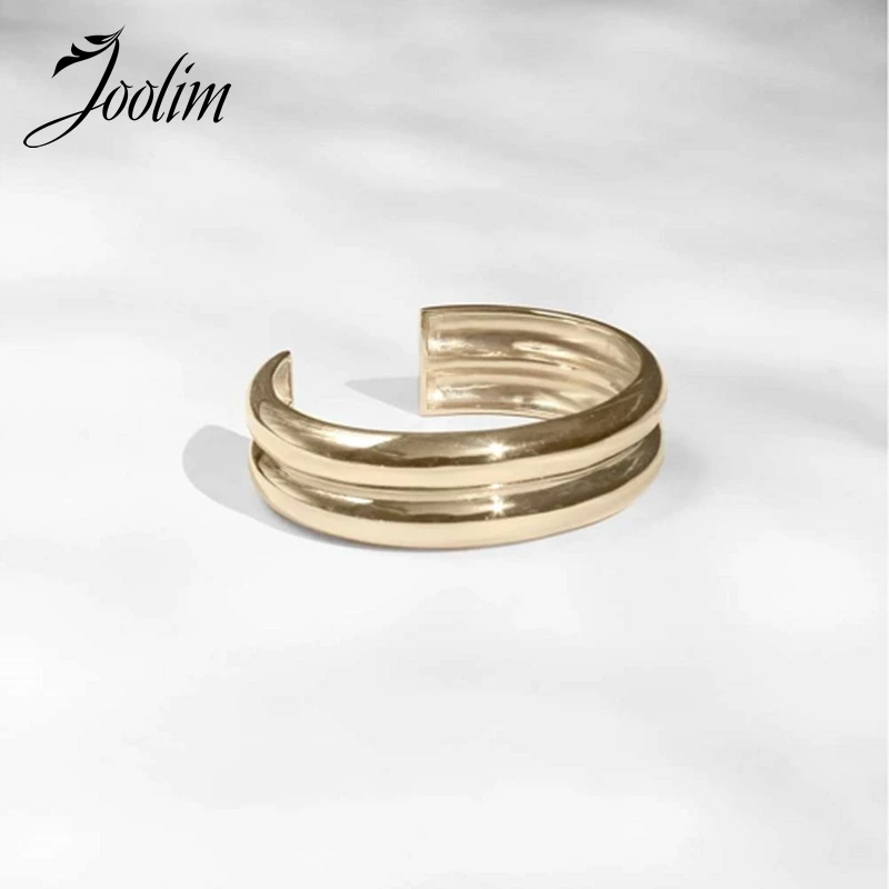 Joolim Jewelry High End PVD Wholesale Waterproof Simple Fashion Double-layer Cuff Stainless Steel Bracelet for Women
Joolim Jewelry High End PVD Wholesale Waterproof Simple Fashion Double-layer Cuff Stainless Steel Bracelet for Women